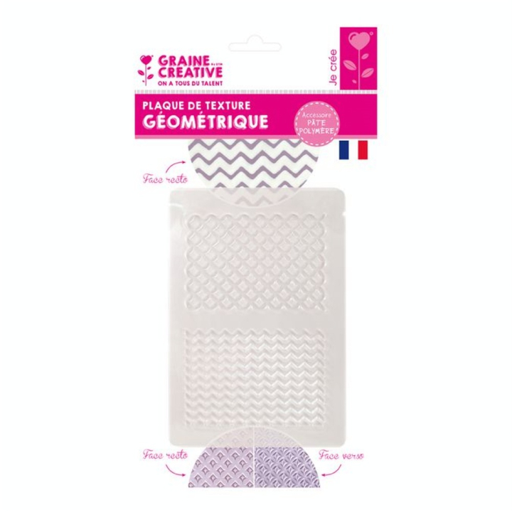 Plaque de texture thème géométrique - Graine Créative - Rougier et Plé