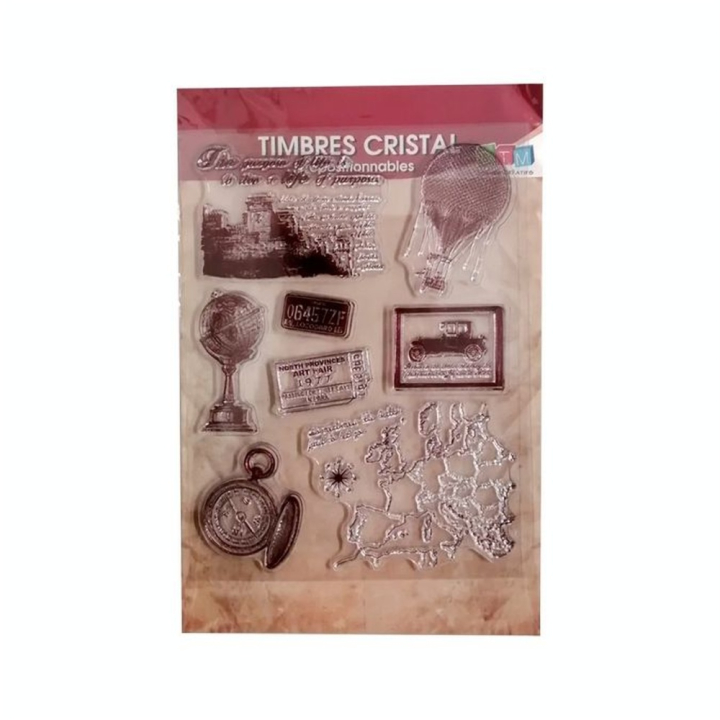 Tampons Transparents Vintage 44 pcs - Graine Créative - Rougier et Plé