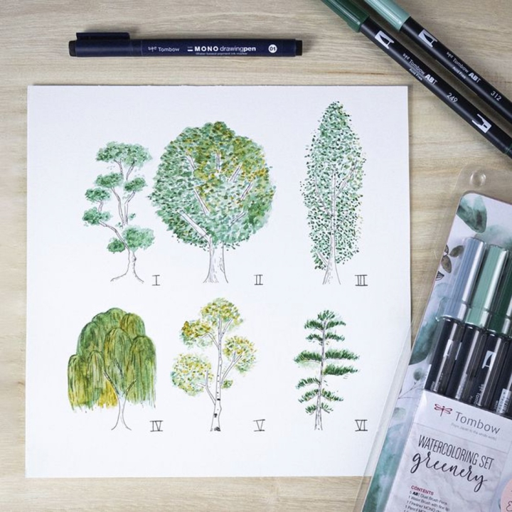 Feutre double pointe ABT Dual Brush Pen - Tombow - Rougier et Plé