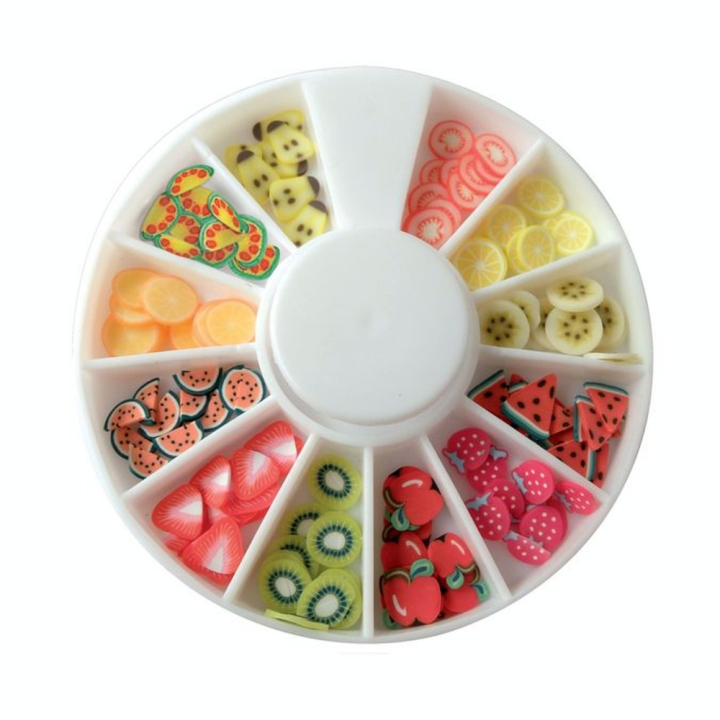 Tranche de mini cane thème fruit - Graine Créative - Rougier et Plé