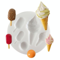 Moule en silicone pour miniatures thème glaces - Graine Créative - Rougier et Plé