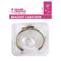 Bracelet Cabochon Rond Bronze - Graine Créative - Rougier et Plé