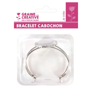 Bracelet Dentelle Rond Argenté - Graine Créative - Rougier et Plé