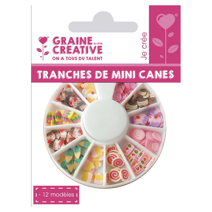 Tranche de mini cane thème pâtisserie - Graine Créative - Rougier et Plé