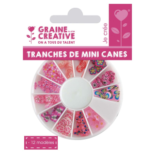 Tranche de mini cane thème amour - Graine Créative - Rougier et Plé