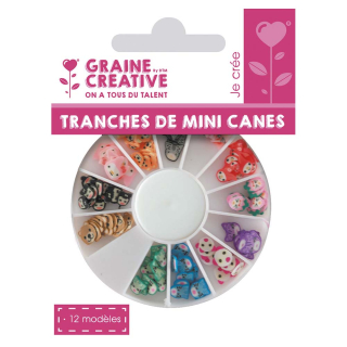 Tranche de mini cane thème manga - Graine Créative - Rougier et Plé