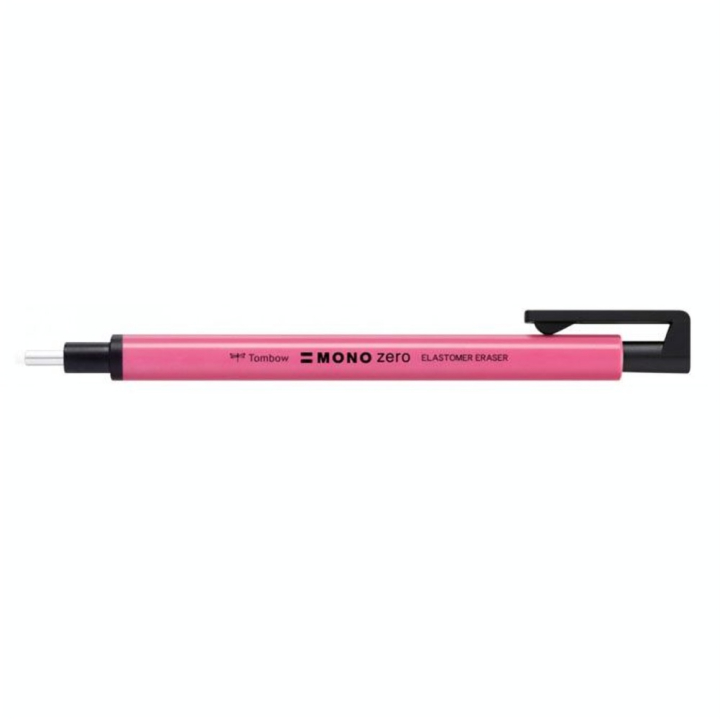 Porte-gomme MONO Zero rose fluo pointe ronde - Tombow - Rougier et Plé