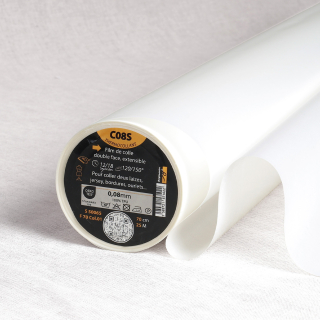 Film thermocollant élastique pour tissus extensibles - Vendu au mètre - Stéphanoise & Médiac - Rougier et Plé