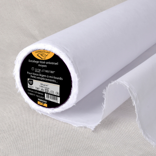 Toile thermocollante tissée en coton 100gr/m² - Vendu au mètre - Stéphanoise & Médiac - Rougier et Plé