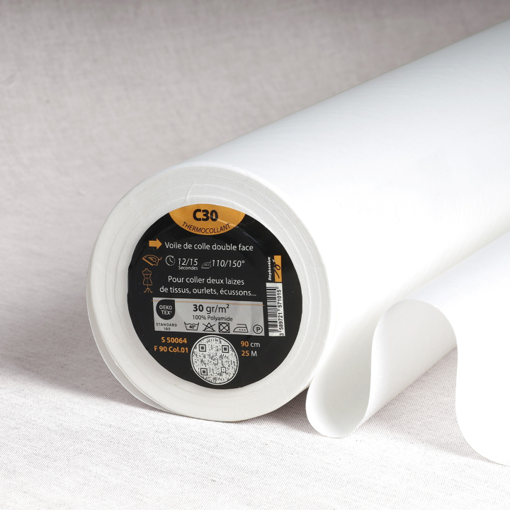 Voile de colle non-tissé 30gr/m² - Vendu au mètre - Stéphanoise & Médiac - Rougier et Plé