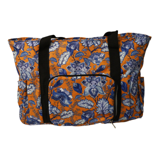Sac pour pelotes 40 x 28 x 17 cm Fleurs - Stéphanoise & Médiac - Rougier et Plé