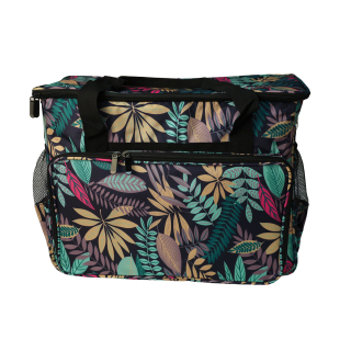 Sac pour machine à coudre / surjeteuse 40 x 24 x 35 cm Feuilles - Stéphanoise & Médiac - Rougier et Plé