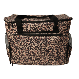 Sac pour machine à coudre / surjeteuse 40 x 24 x 35 cm Léopard - Stéphanoise & Médiac - Rougier et Plé