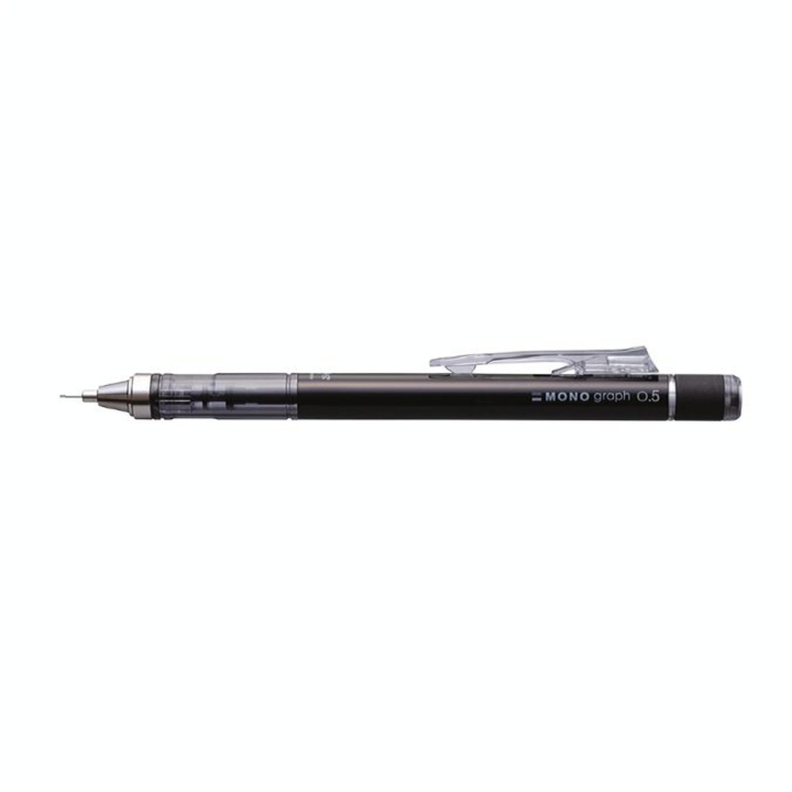 Porte-mine MONO Graph 0.5 mm Mécanisme à secouer Shake Noir - Tombow - Rougier et Plé
