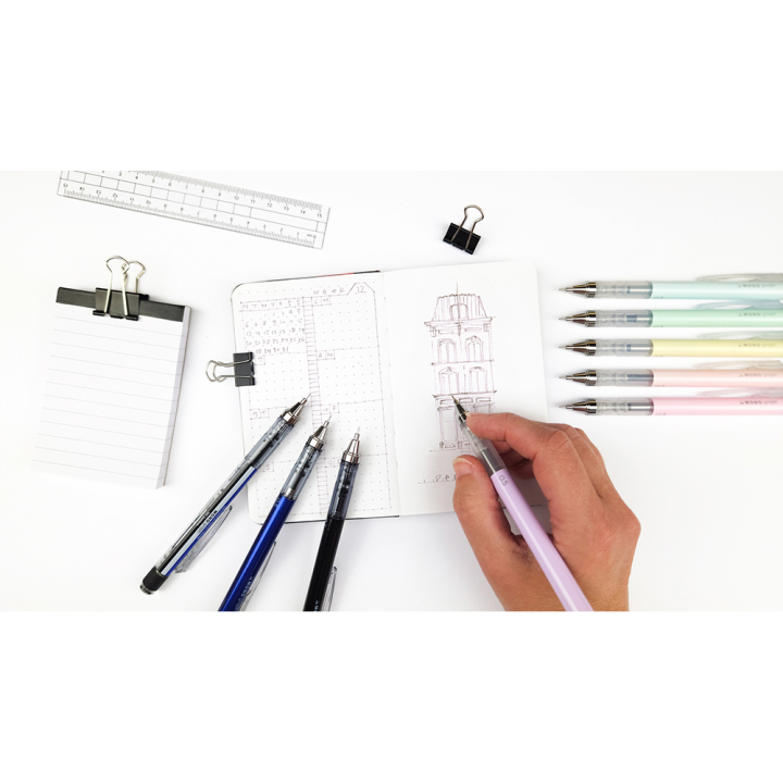 Porte-mine MONO Graph 0.5 mm Mécanisme à secouer Shake Bleu - Tombow - Rougier et Plé