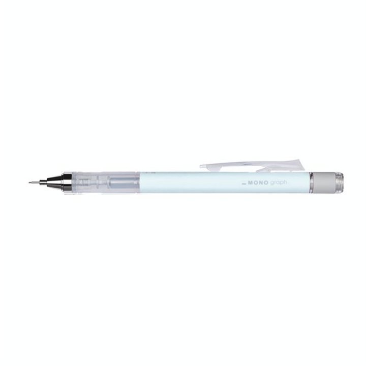 Porte-mine MONO Graph 0.5 mm Mécanisme à secouer Shake Bleu glacier - Tombow - Rougier et Plé
