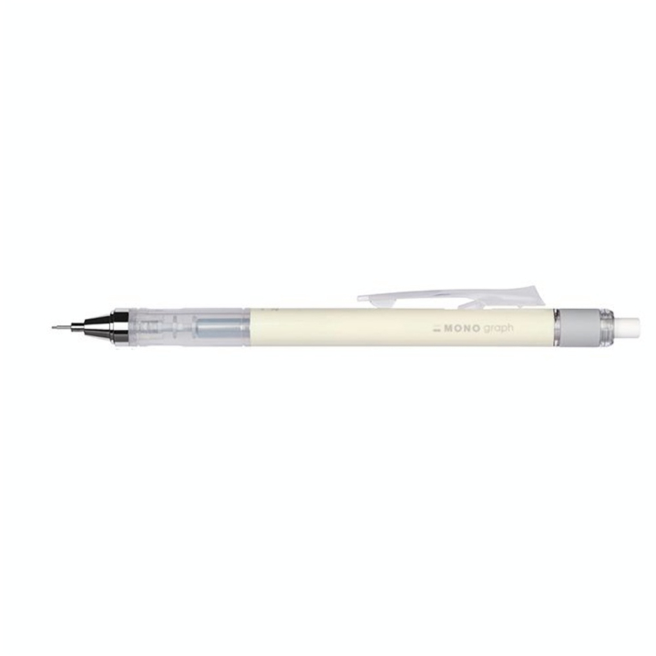 Porte-mine MONO Graph 0.5 mm Mécanisme à secouer Shake Jaune crème - Tombow - Rougier et Plé