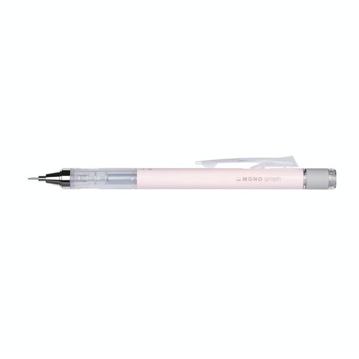 Porte-mine MONO Graph 0.5 mm Mécanisme à secouer Shake Rose corail - Tombow - Rougier et Plé