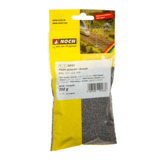 Ballast Profi Granite gris 0,1 à 0,6 mm 250 g - Noch - Rougier et Plé