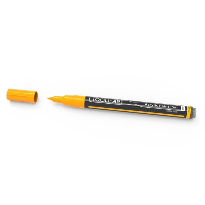 Feutre acrylique Pro color Set Jaune 0,7 mm 22 pcs - Tooli-Art - Rougier et Plé