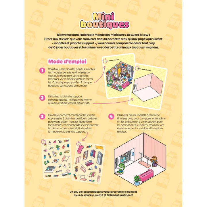 Sweet and cosy stickers Mini boutiques - Solar - Rougier et Plé