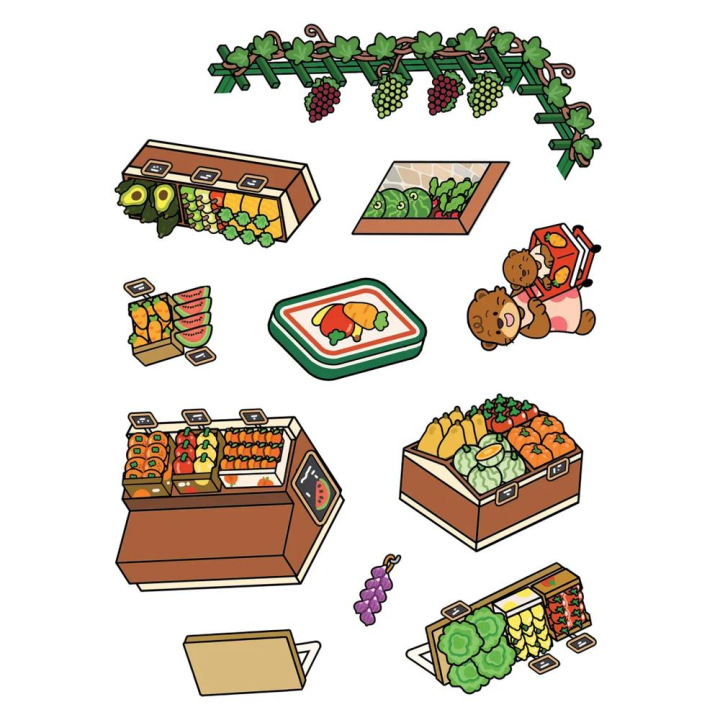 Sweet and cosy stickers Mini boutiques - Solar - Rougier et Plé