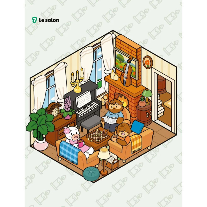 Sweet and cosy stickers Mini home - Solar - Rougier et Plé