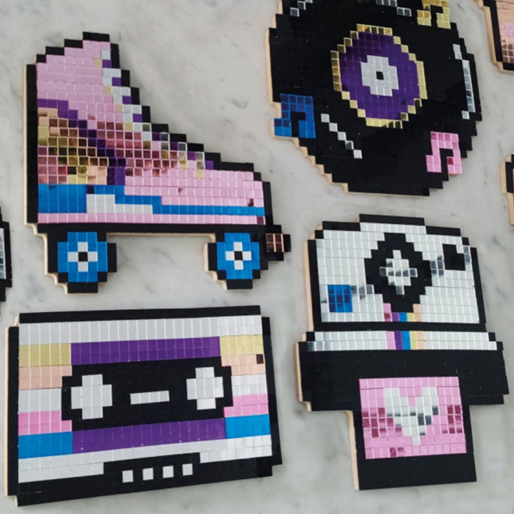 Mirror Pixel Art Rétro - Aladine - Rougier et Plé