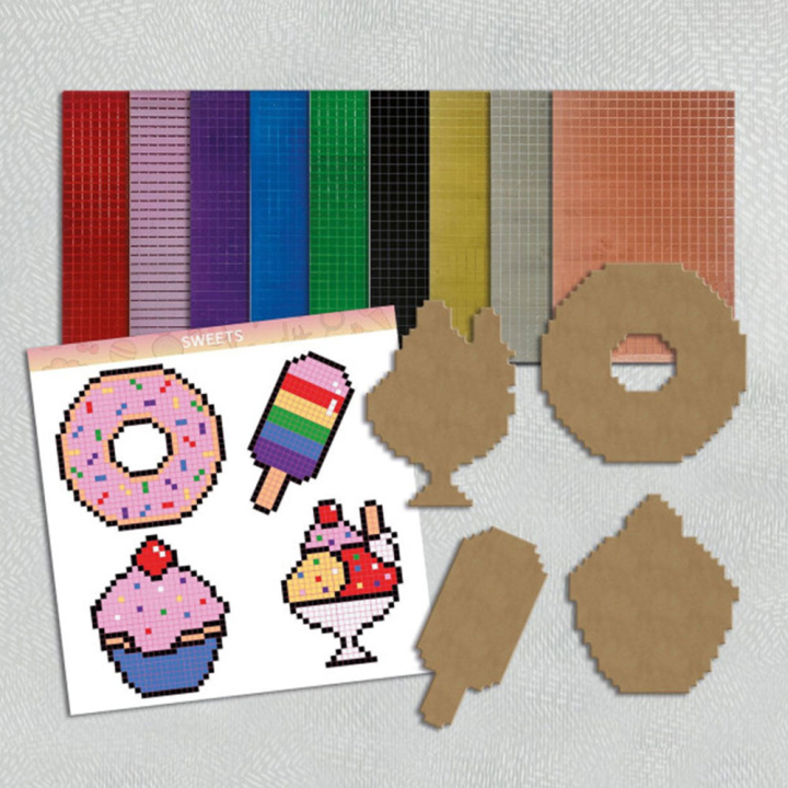 Mirror Pixel Art Sweets - Aladine - Rougier et Plé