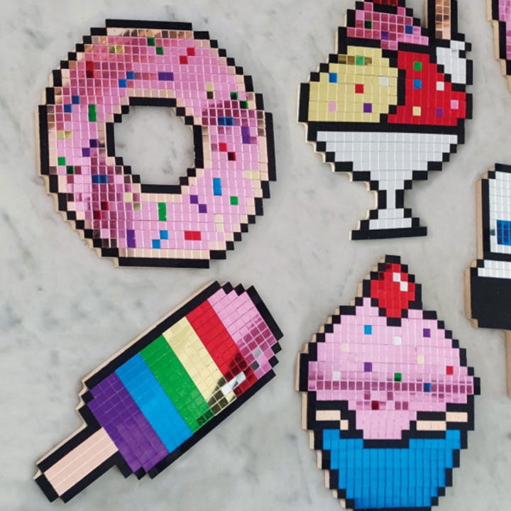 Mirror Pixel Art Sweets - Aladine - Rougier et Plé