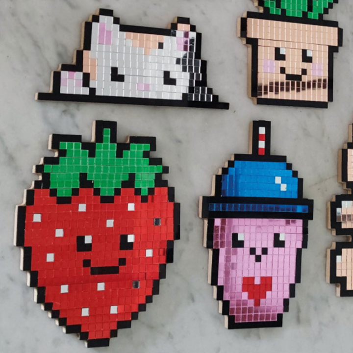 Mirror Pixel Art Kawaii - Aladine - Rougier et Plé