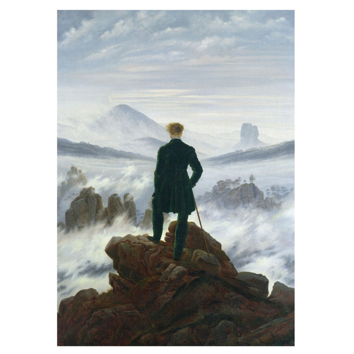 Puzzle 1000 pièces C.D.Friedrich Le voyageur - Piatnik - Rougier et Plé