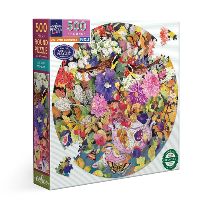 Puzzle 500 pièces Autumn bouquet - EEBOO - Rougier et Plé