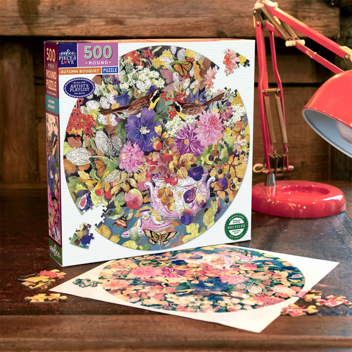 Puzzle 500 pièces Autumn bouquet - EEBOO - Rougier et Plé