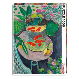 Puzzle 1000 pièces Matisse Poissons rouges - Piatnik - Rougier et Plé