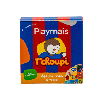 Playmais T'Choupi Ma journée 16 modèles - Rougier et Plé