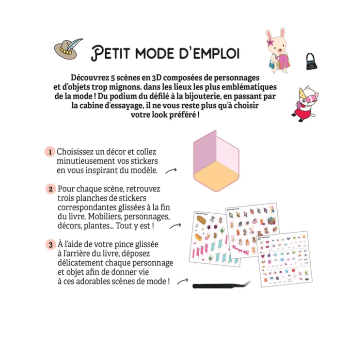 Cozy Stickers Mes petits looks fashion - Dessain et Tolra - Rougier et Plé