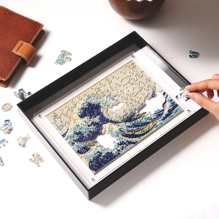 Puzzle acrylique The Great wave off Kanagawa 109 pièces - TOI World - Rougier et Plé