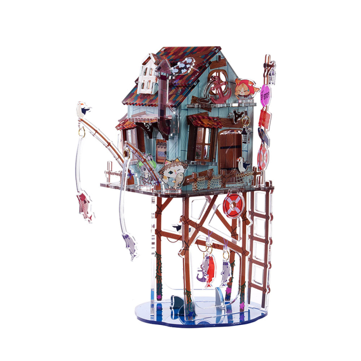 Puzzle 3D acrylique Cat apartment 94 pièces - TOI World - Rougier et Plé