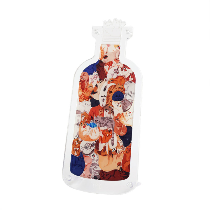 Puzzle casse-tête acrylique Pets in the bottle Cat 42 pièces - TOI World - Rougier et Plé