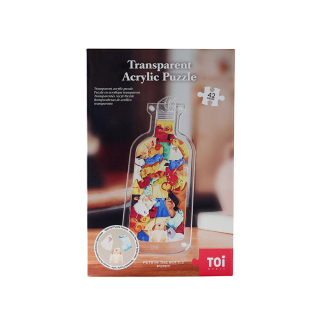 Puzzle casse-tête acrylique Pets in the bottle Dog 42 pièces - TOI World - Rougier et Plé