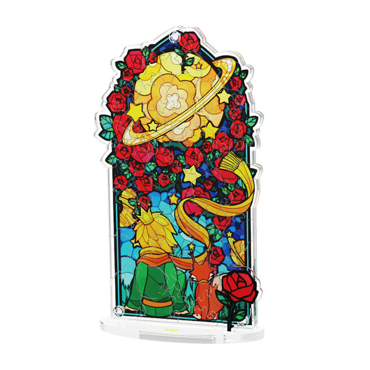 Puzzle acrylique Rose planet 50 pièces - TOI World - Rougier et Plé