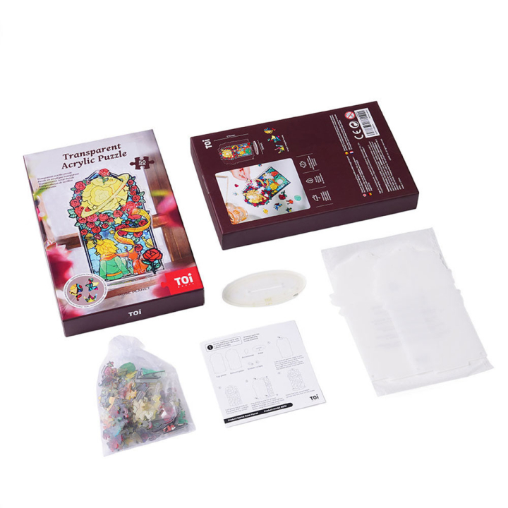 Puzzle acrylique Rose planet 50 pièces - TOI World - Rougier et Plé