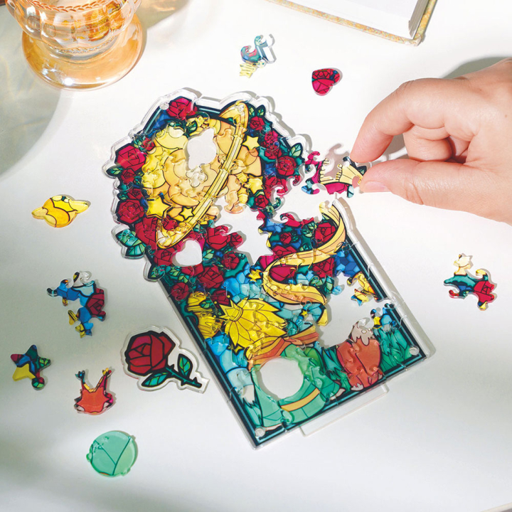 Puzzle acrylique Rose planet 50 pièces - TOI World - Rougier et Plé
