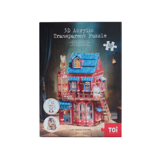 Puzzle 3D acrylique Cat magic store 139 pièces - TOI World - Rougier et Plé