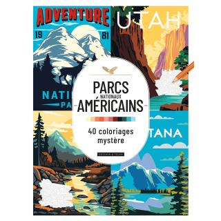 Parcs nationaux américains 40 Coloriages Mystère - Dessain et Tolra - Rougier et Plé