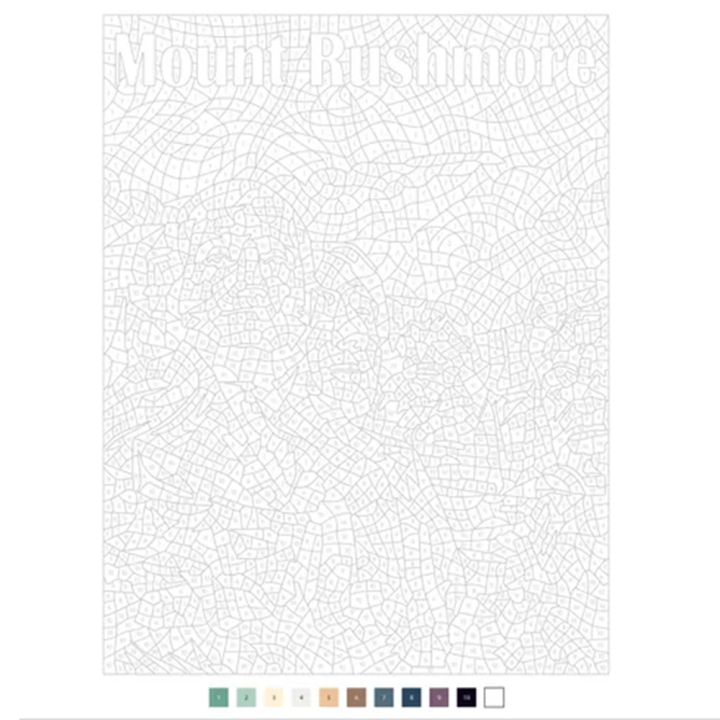 Parcs nationaux américains 40 Coloriages Mystère - Dessain et Tolra - Rougier et Plé