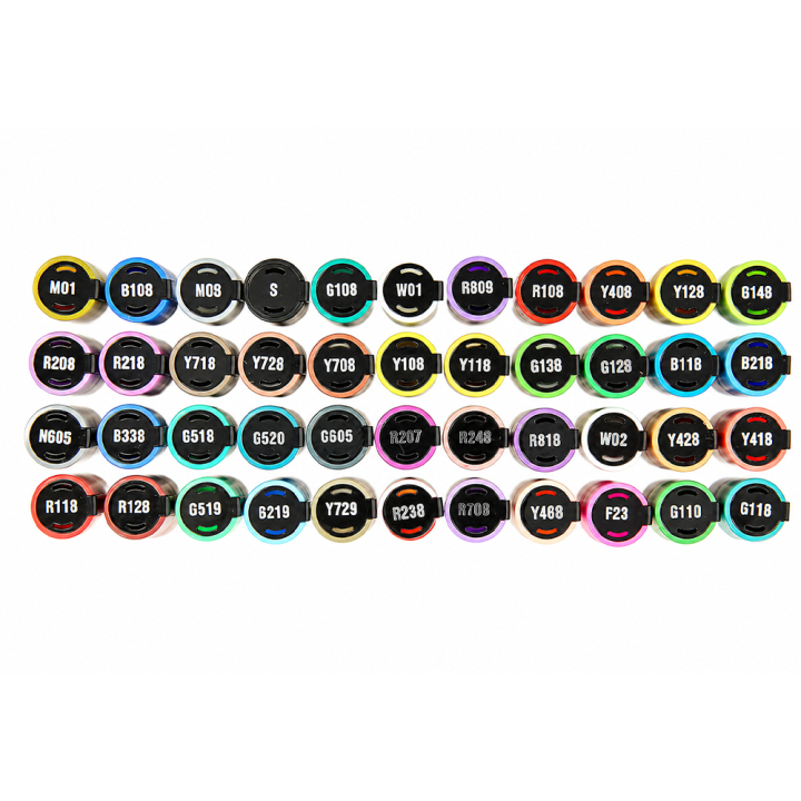 Marqueurs acryliques Créa boîte 48 pcs - Rougier&Plé - Rougier et Plé