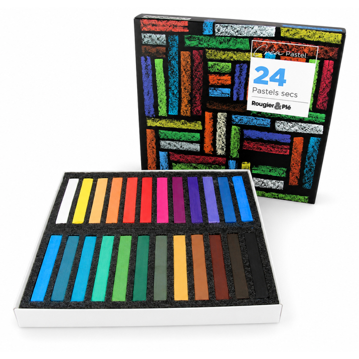 Pastel sec Set 24 pcs - Rougier&Plé - Rougier et Plé