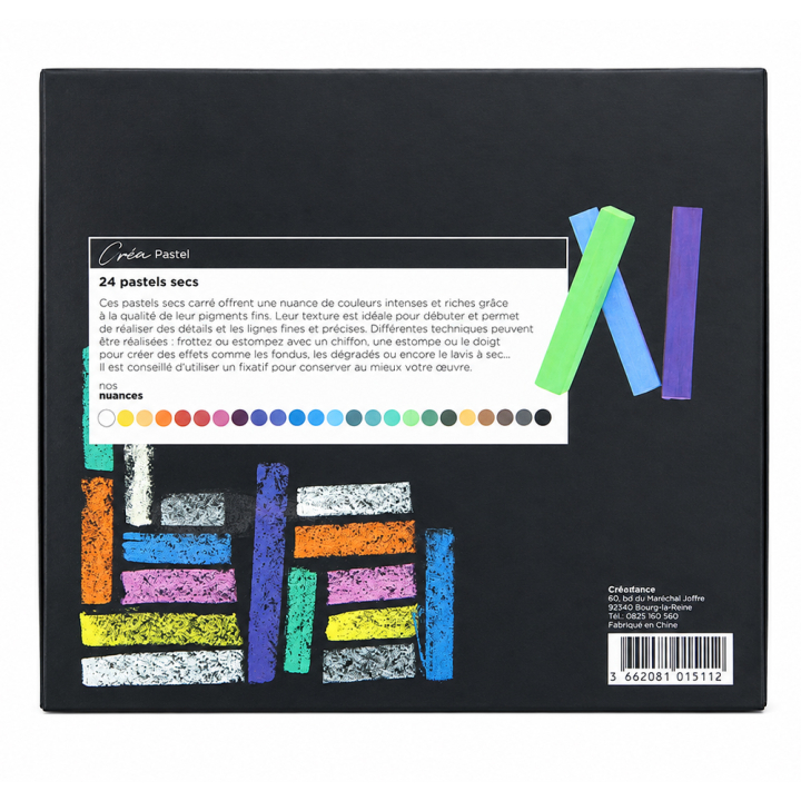 Pastel sec Set 24 pcs - Rougier&Plé - Rougier et Plé
